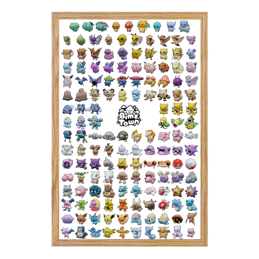 Pokemon Original 151 Poster ( 11x17 Print )