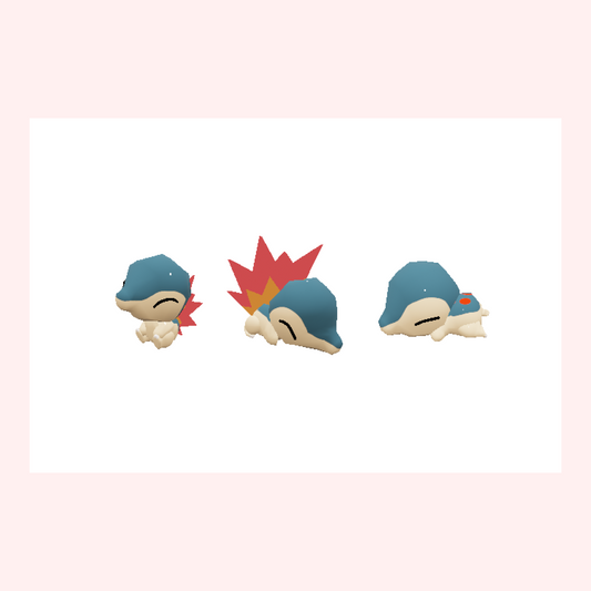Cyndaquil Print (4x6)