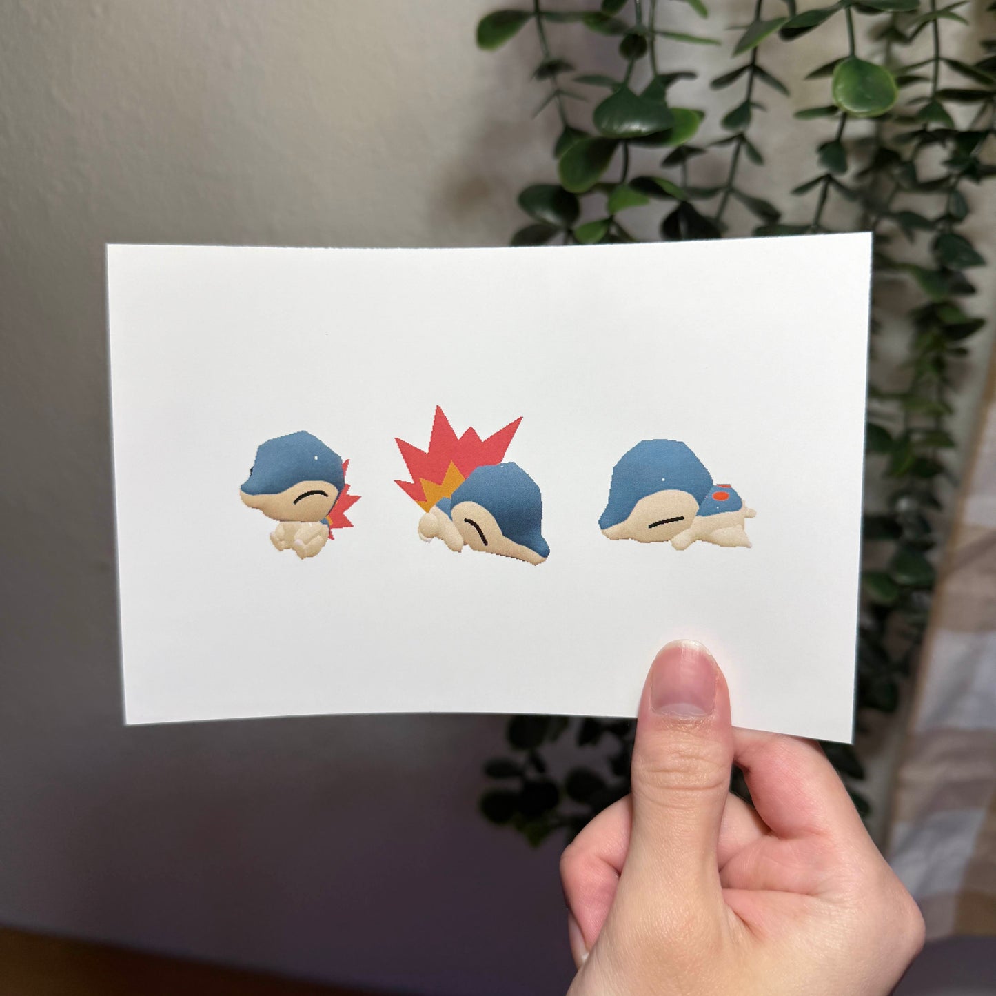 Cyndaquil Print (4x6)