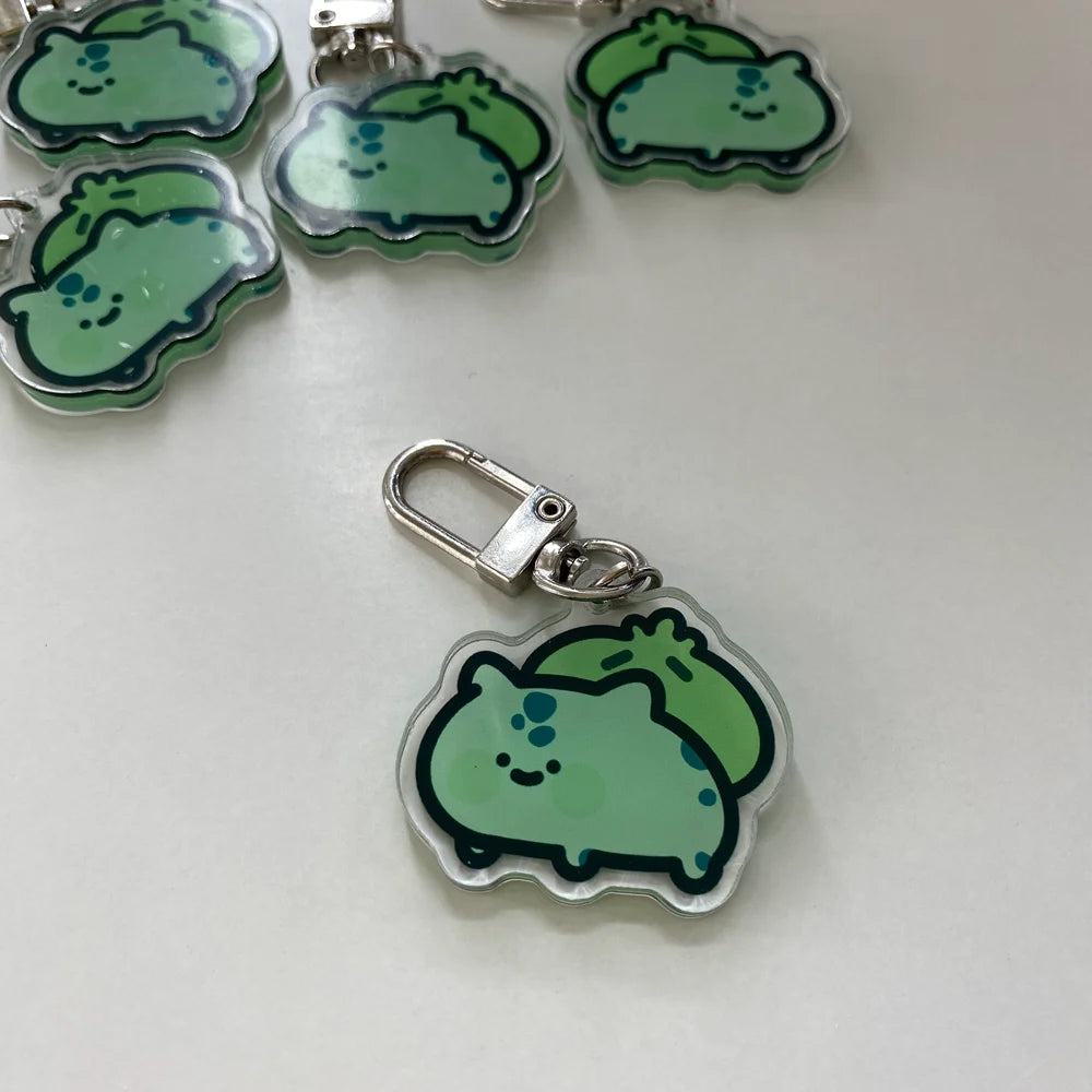 Gen 1 Starters - 1.5" Clear Acrylic Keychain