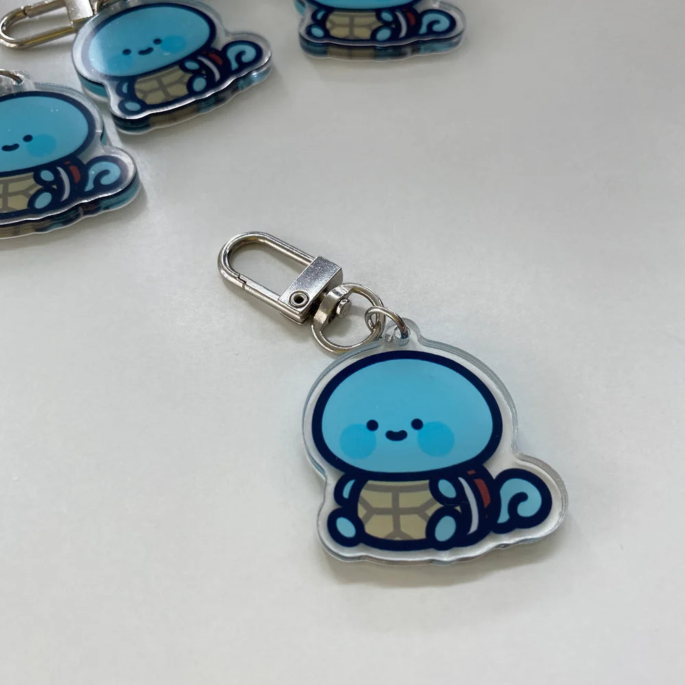 Gen 1 Starters - 1.5" Clear Acrylic Keychain