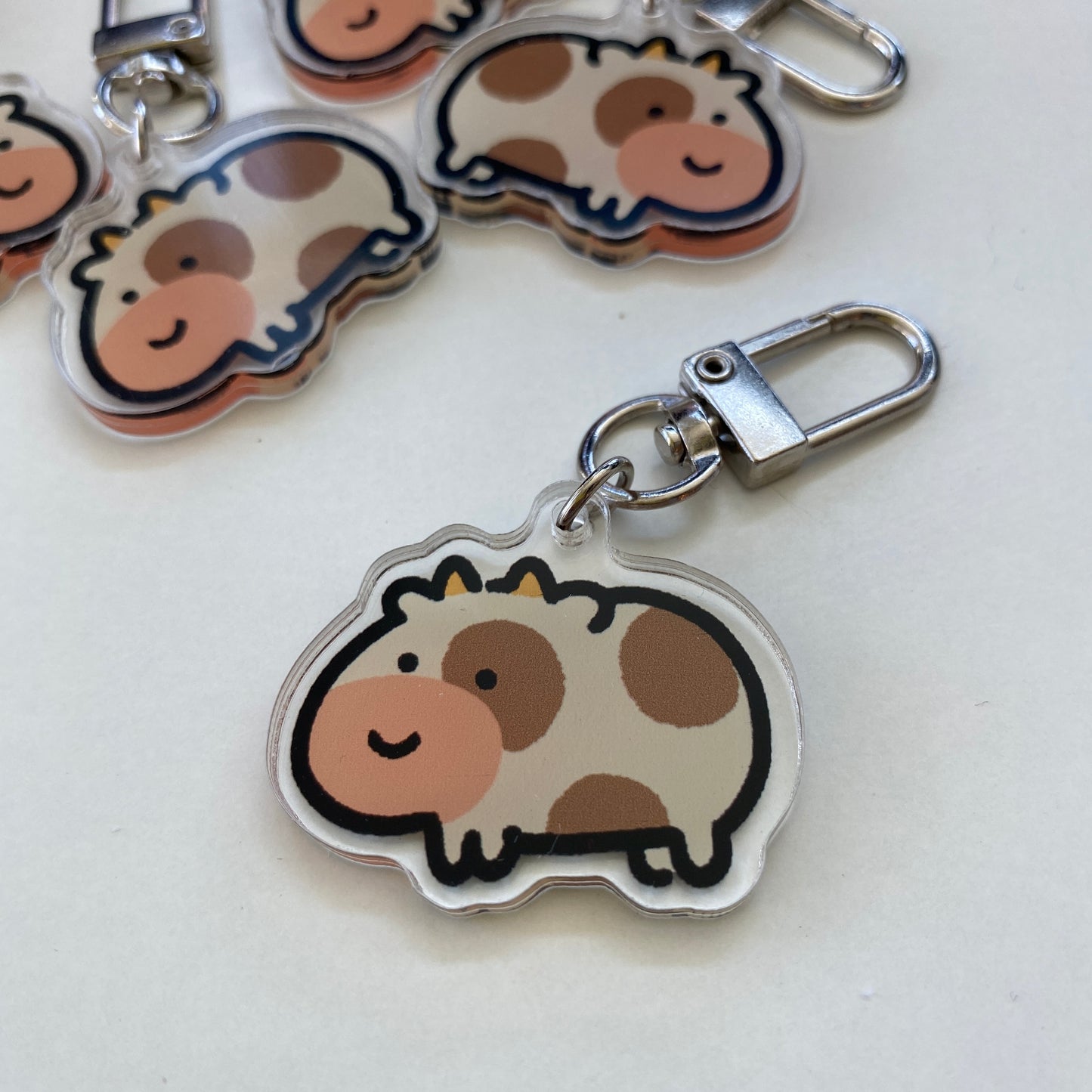 Cow Keychain