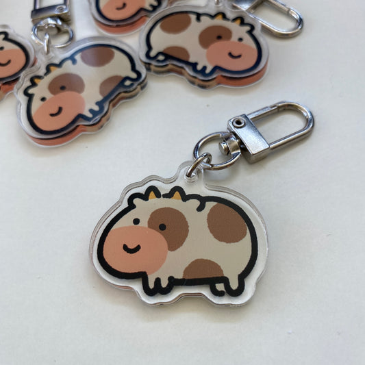Cow Keychain