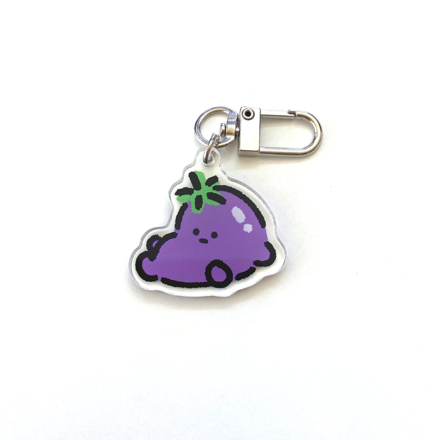 Eggplant Keychain
